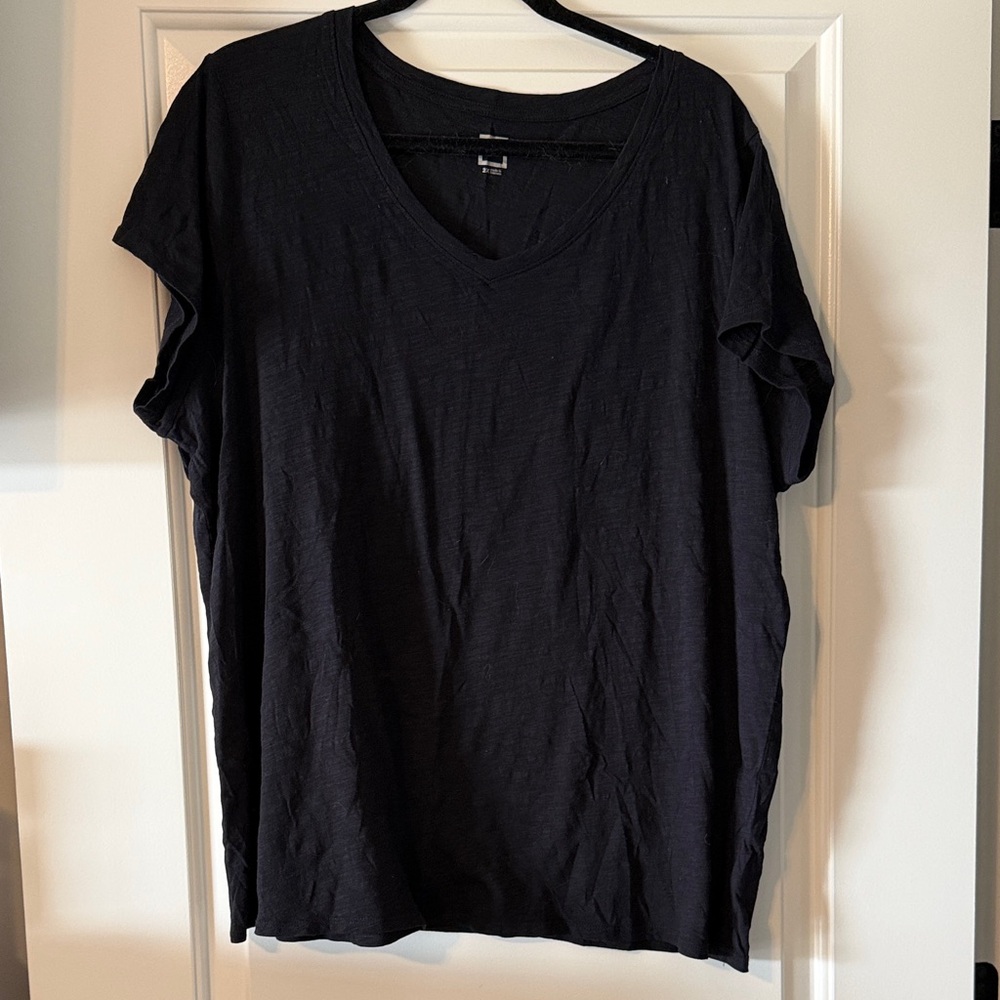 Black V-Neck T-Shirt